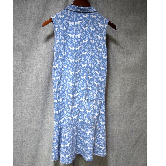 Polo Golf Ralph Lauren Sleeveless Elephant Print Polo Dress Size S - Picture 4 of 4